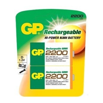 PILA RECARGABLE PRECARGADA RECYKO LR14-C 1.2V 2200 mAh 2u