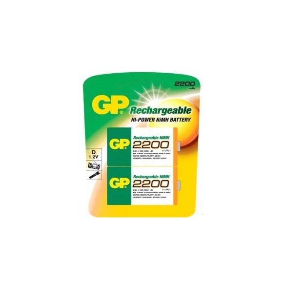 PILA RECARGABLE PRECARGADA RECYKO LR14-C 1.2V 2200 mAh 2u