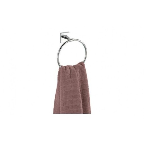 ARO TOALLERO LACENO PARED  METAL. SISTEMA POWER-LOC SIN AGUJEROS