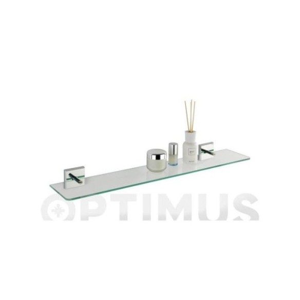 ESTANTE BAÑO PARED DE VIDRIO POWER-LOC. LACENO  SISTEMA POWER-LOC SIN AGUJEROS