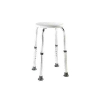 TABURETE SECURA DUCHA ALTURA REGLABLE RESINA/ALUMINIO 120KG HOMOLOGADO TÜV/GS