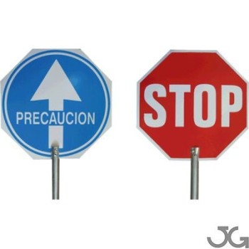 SEÑAL PASO STOP JG CON MANGO