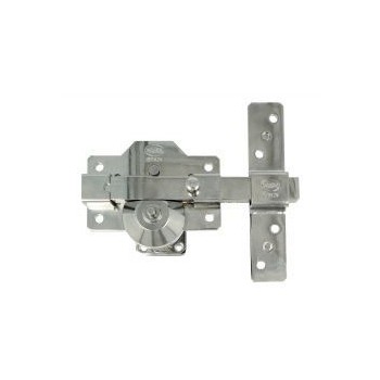 CERROJO SEGURIDAD AMIG 1 PLUS LLAVE BOTON 90X154 MM ACERO ORO