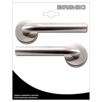 JUEGO MANILLA MICEL CON ROSETA ACERO INOX