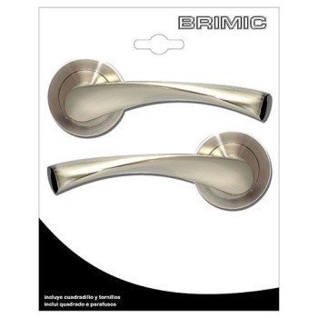 JUEGO MANILLA MICEL TIRADOR TUBULAR ACERO NIQUELADO