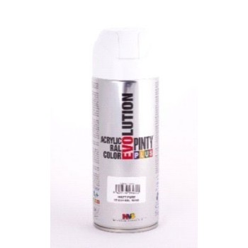 PINTURA EN SPRAY  PINTY PLUS EVOLUTION   BLANCO RAL 9010 MATE SPRAY  520ML