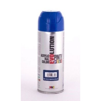 PINTURA EN SPRAY  PINTY PLUS EVOLUTION   AZUL RAL 5010 BRILLANTE SPRAY  520ML