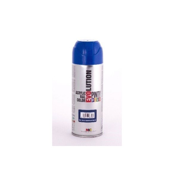 PINTURA EN SPRAY  PINTY PLUS EVOLUTION   AZUL RAL 5010 BRILLANTE SPRAY  520ML