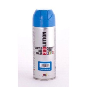 PINTURA EN SPRAY  PINTY PLUS EVOLUTION   AZUL RAL 5015 BRILLANTE SPRAY  520ML