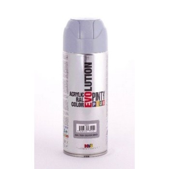 PINTURA EN SPRAY  PINTY PLUS EVOLUTION   GRIS RAL 7001 BRILLANTE SPRAY  520ML
