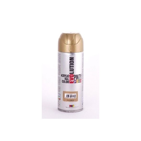 PINTURA EN SPRAY  PINTY PLUS EVOLUTION   ORO EV151 BRILLANTE SPRAY  520ML