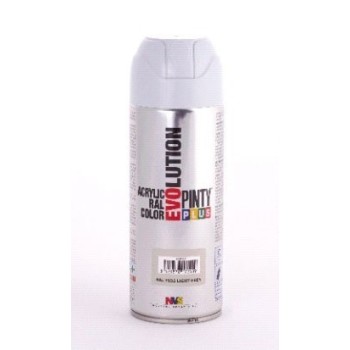 PINTURA EN SPRAY  PINTY PLUS EVOLUTION   GRIS RAL 7035 BRILLANTE SPRAY  520ML