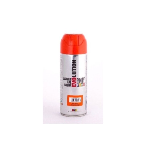 PINTURA EN SPRAY  PINTY PLUS EVOLUTION   NARANJA RAL 2004 BRILLANTE SPRAY  520ML