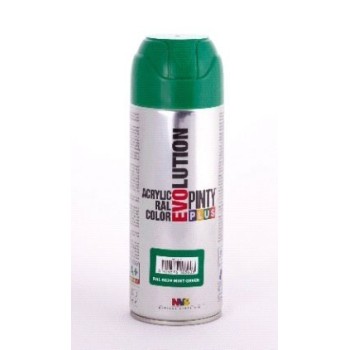 PINTURA EN SPRAY  PINTY PLUS EVOLUTION   VERDE RAL 6029 BRILLANTE SPRAY  520ML