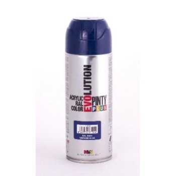 PINTURA EN SPRAY  PINTY PLUS EVOLUTION   AZUL RAL 5003 BRILLANTE SPRAY  520ML
