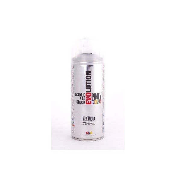 PINTURA EN SPRAY  PINTY PLUS EVOLUTION   BARNIZ MATE SPRAY  520ML