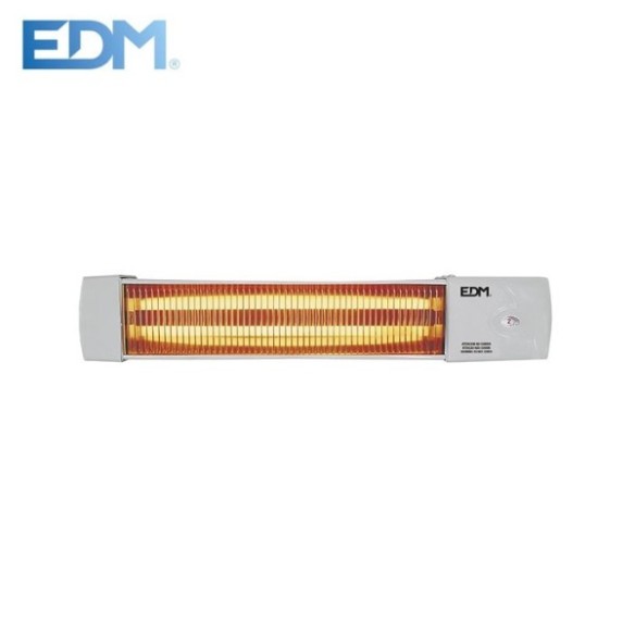 ESTUFA CUARZO EDM MARFIL 600/1200W BAÑO