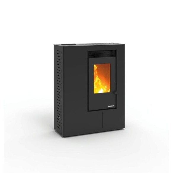 ESTUFA PELLET WELS G4002 KARMEK ONE 10.05 KW RENDIM 85% NEGRA