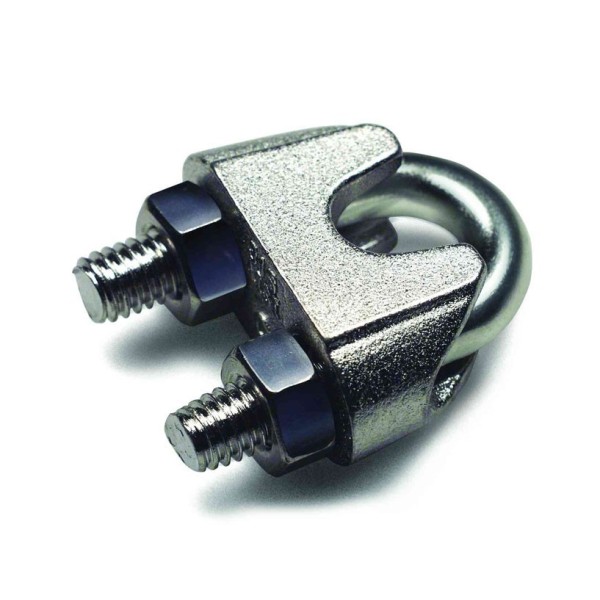 SUJETACABLES DIN 741 M 3 GALVANIZADO 8 UDS