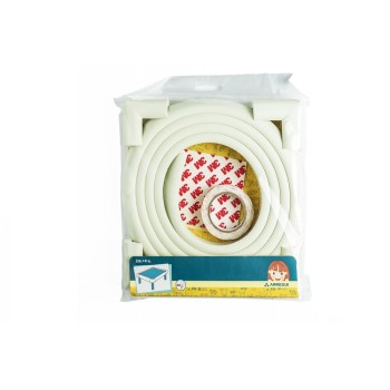 PACK 2MT PROTECTOR ROLLO +4 PROTECTOR ESQUINAS BLANCO