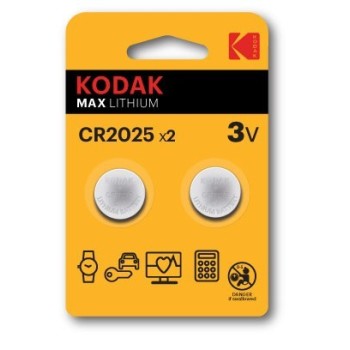 PILA BOTON LITIO KODAK MAX LITHIUM 2025 3V 2U