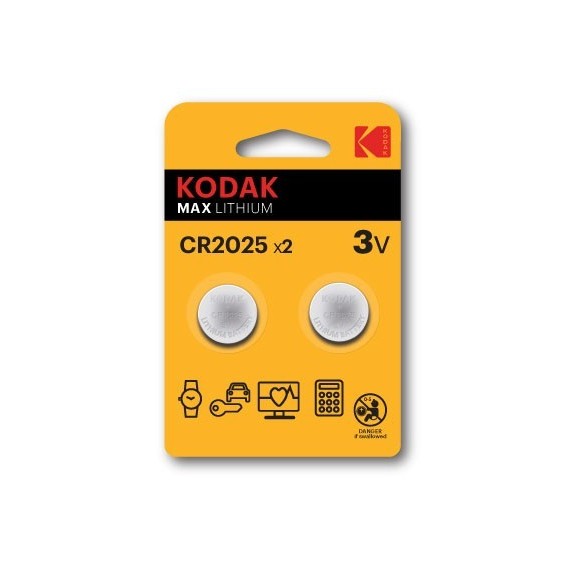 PILA BOTON LITIO KODAK MAX LITHIUM 2025 3V 2U