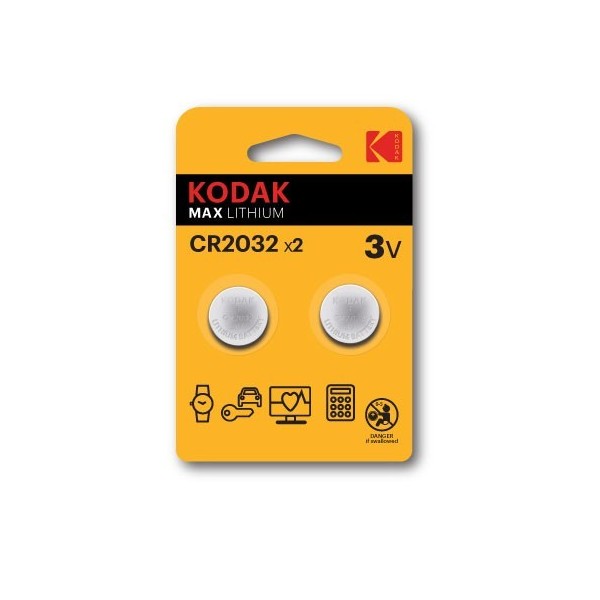 PILA BOTON LITIO KODAK MAX LITHIUM 2032 3V 2U