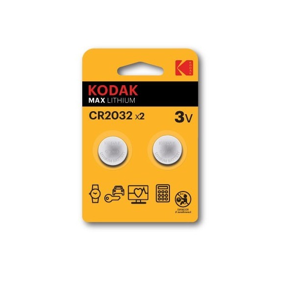 PILA BOTON LITIO KODAK MAX LITHIUM 2032 3V 2U