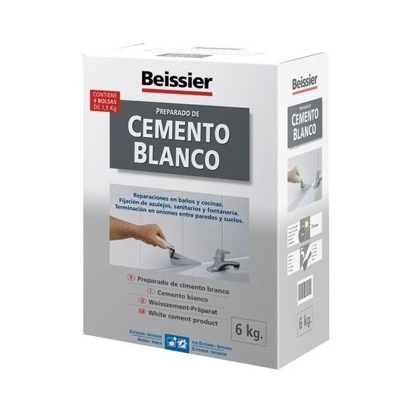 CEMENTO BLANCO ESTUCHE 1.5KG