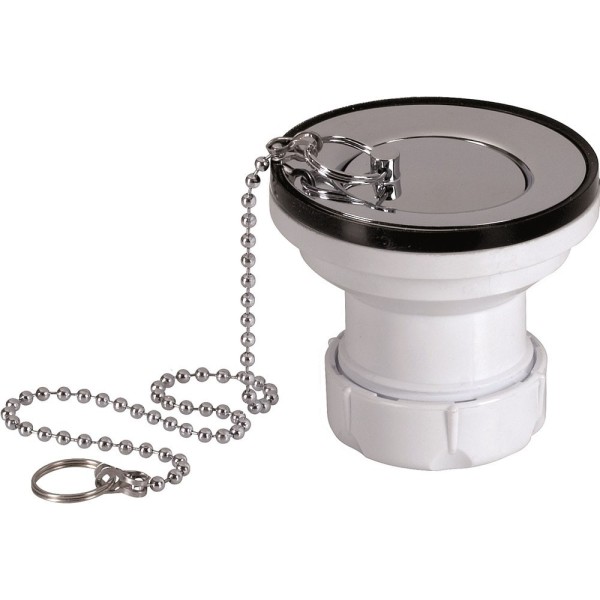 VALVULA LAVABO/BIDE JIMTEN S-35 1 1/2 CON TAPÓN CROMADO 63MM