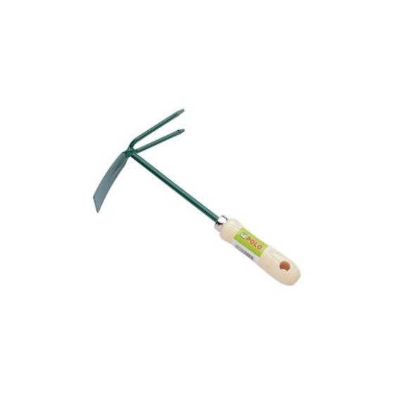 AZUELA Y HORQUILLA GARDEN S1 MANGO MADERA