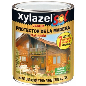 XZ LASUR PROTECTOR EXTERIOR SOL CASTAÑO SATINADO BOTE 750ML
