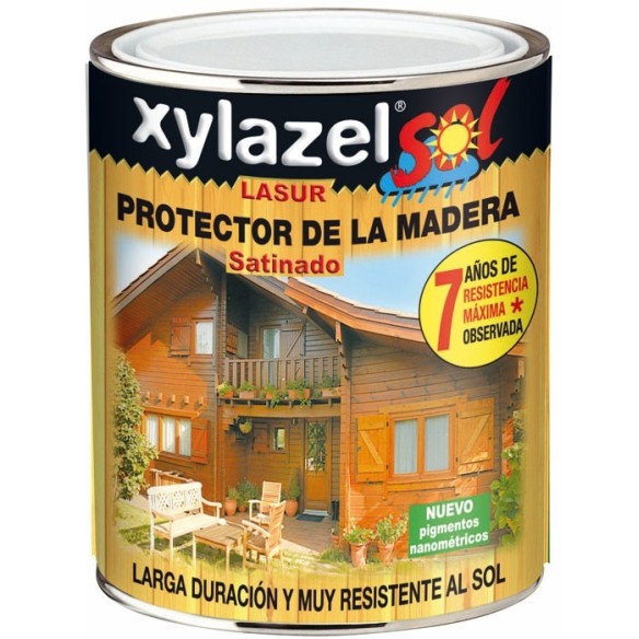 XZ LASUR PROTECTOR EXTERIOR SOL NOGAL SATINADO BOTE 750ML