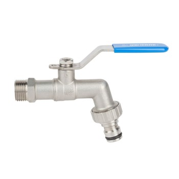 GRIFO ESFERA INOX 316 MM 1/2-3/4 PN16 MANGUERA C/ACOPLE RÁPIDO