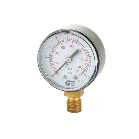 MANÓMETRO Ø 53 SALIDA INFERIOR ROSCA M 1/4 BSP