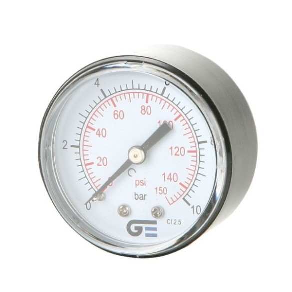 MANÓMETRO Ø 53 SALIDA POSTERIOR ROSCA M 1/4 BSP