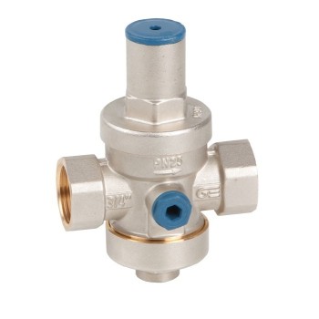 VÁLVULA REDUCTORA PRESIÓN LATÓN/ACERO INOX REDUX-GE HH 1  PN25 PISTÓN REGULABLE
