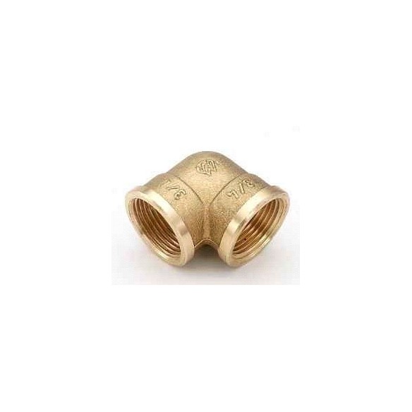 CODO HEMBRA LATÓN 3/4