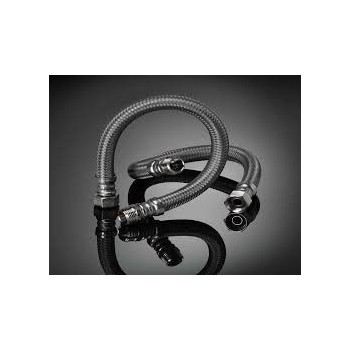 FLEXIBLE AGUA SUPERMG 1212-400 MH 1/2  40CMS 10BAR REFORZADO ACERO INOX