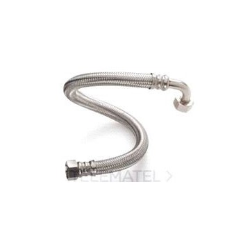 FLEXIBLE AGUA SUPERMG 1212-500 MH 1/2  50CMS 10BAR REFORZADO ACERO INOX