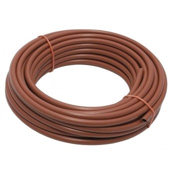 TUBO MARRON CONDUCCIÓN RIEGO GOTEO PEBD 4BAR 16MM 25MTS