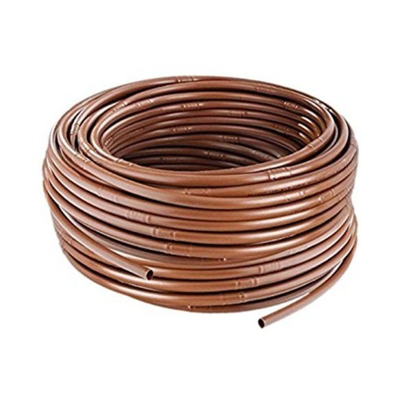 TUBO MARRON GOTERO INTEGRADO TURBULENTO 2.0L/H A 50 CMS. 25MX16MM VARDIT