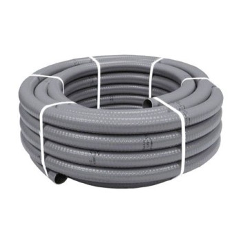 TUBO PVC FLEXIBLE EVACUACION FERRANDO 3339 EVACUACION GRIS