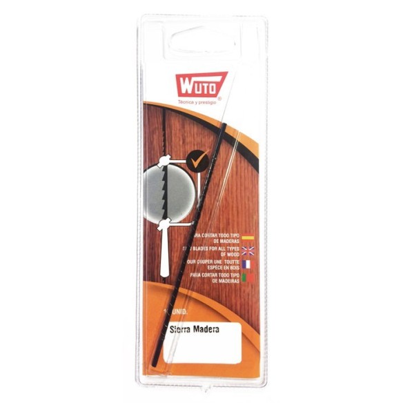 HOJAS DE SIERRA PARA MARQUETERIA MADERA N 2/13 CM 12 UDS