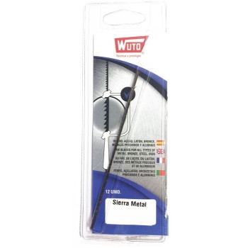 HOJAS DE SIERRA PARA MARQUETERIA METAL N 0/13 CM 12 UDS