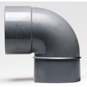 CODO 90º MACHO HEMBRA PVC EVACUACION CREARPLAST 50 MM