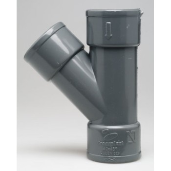 TE 45º BOCAS IGUALES HEMBRAS PVC EVACUACION CREARPLAST 40 MM