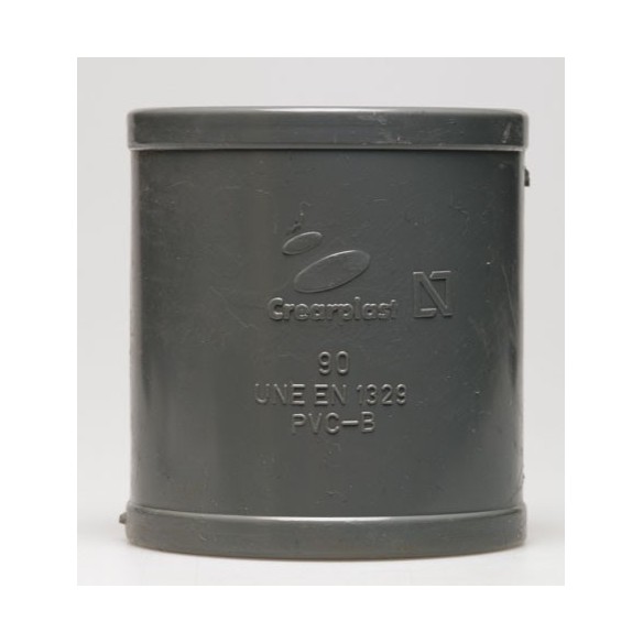 ENLACE RECTO PVC EVACUACION CREARPLAST 50 MM