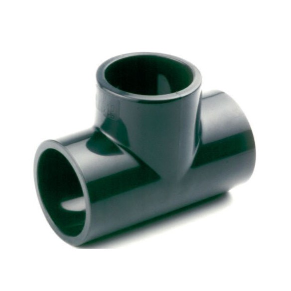 ENLACE T IGUAL HEMBRA PVC PRESIÓN 32 MM