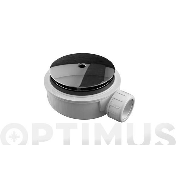 VALVULA PLATO DUCHA SIFONICA Ø120MM H&H 660514 (i-266) HORIZONTAL EXTRAPLANA